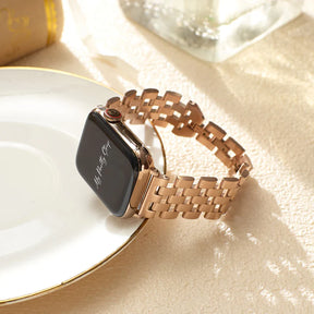 Luxury Geometric Cutout Bracelet Apple Watch Strap