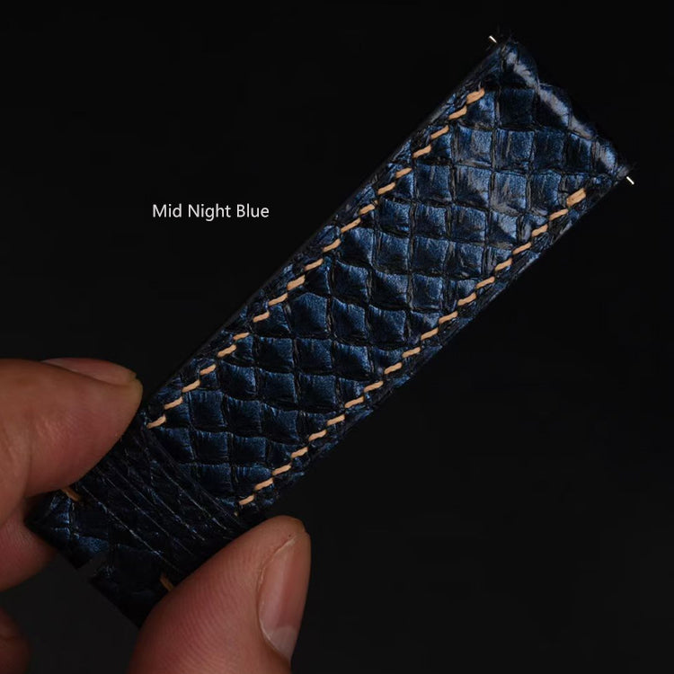 Salmon Leather Aquatic Silk Strap