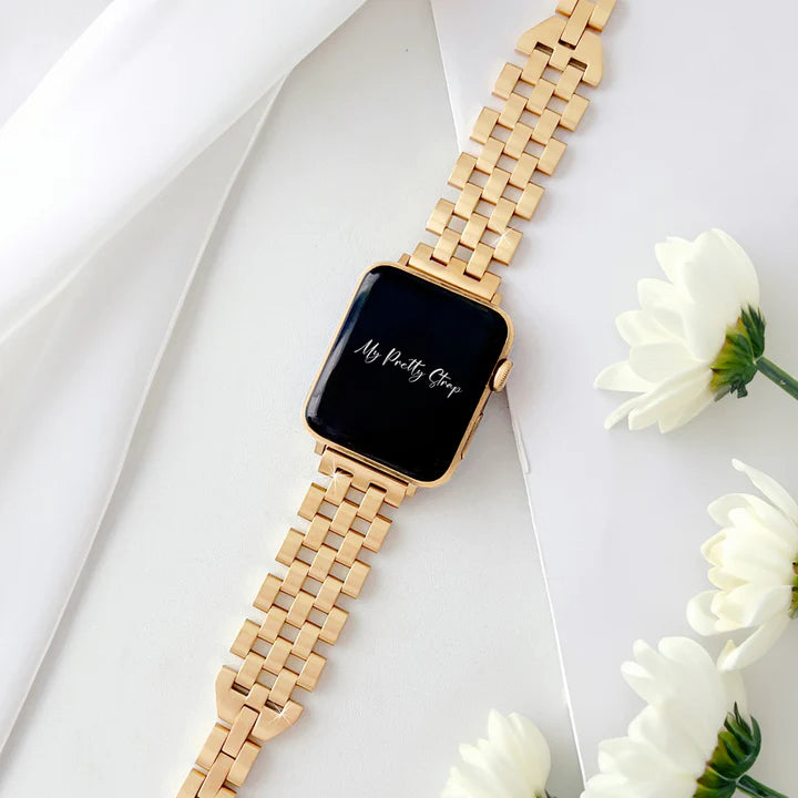 Luxury Geometric Cutout Bracelet Apple Watch Strap