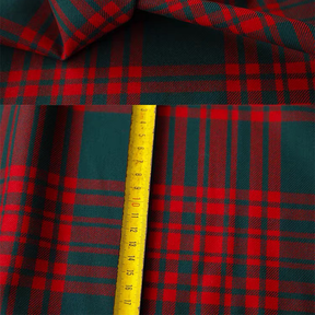 【Christmas Special Bespoke】Red Black Tartan Suiting Strap