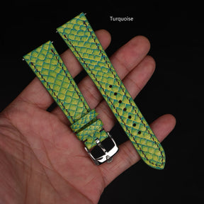 Salmon Leather Aquatic Silk Strap