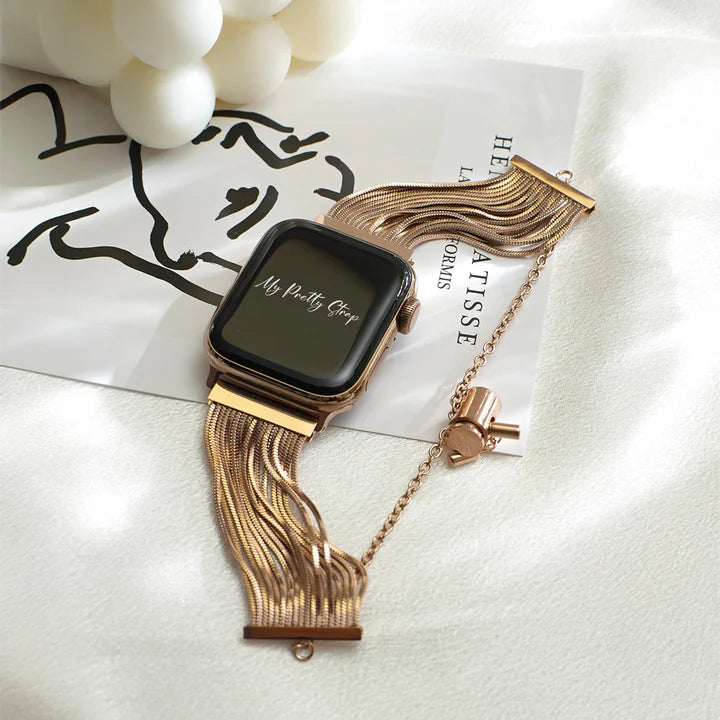 Luxury Gold Filament Bracelet Apple Watch Strap