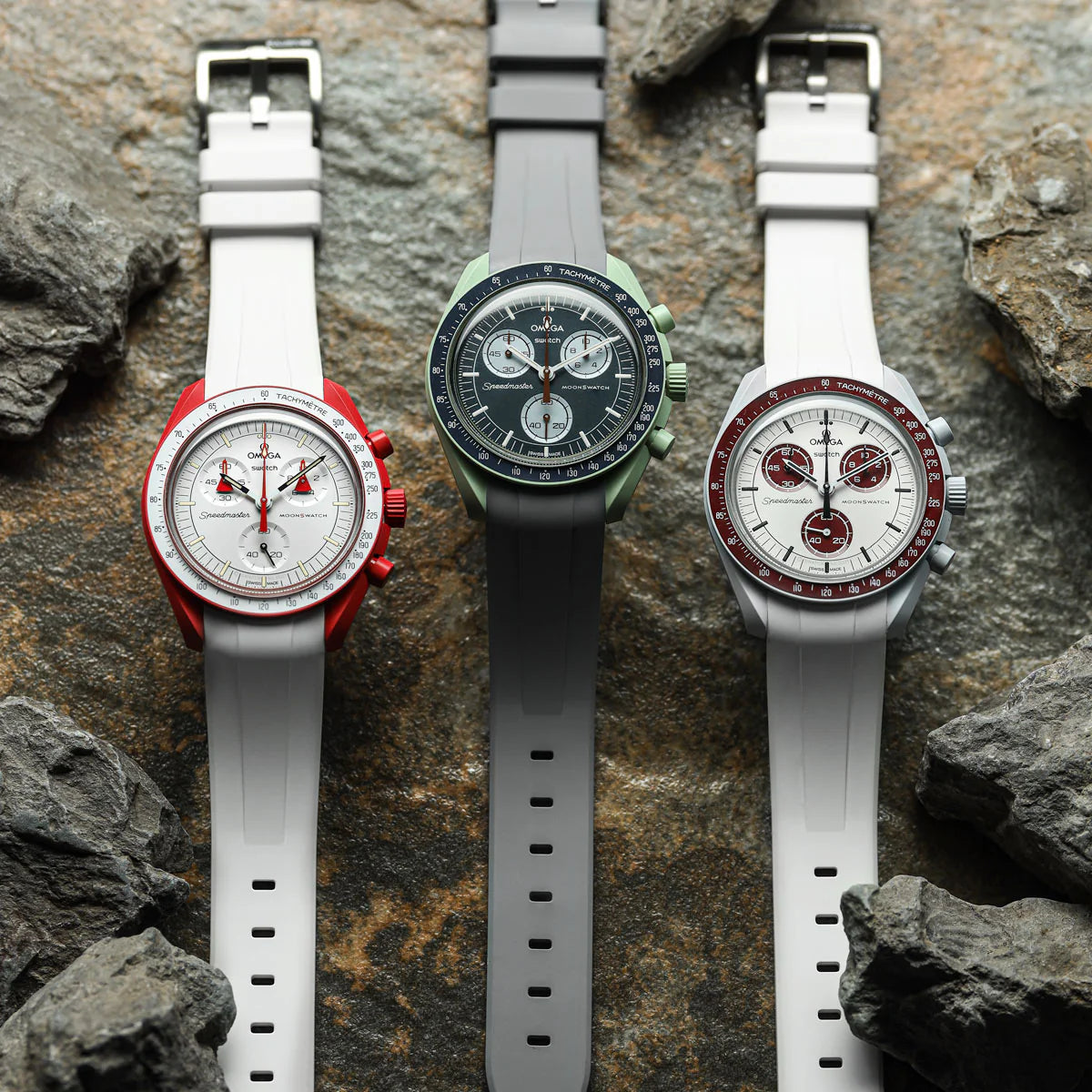 Opaque White Rubber CTS-2 Strap