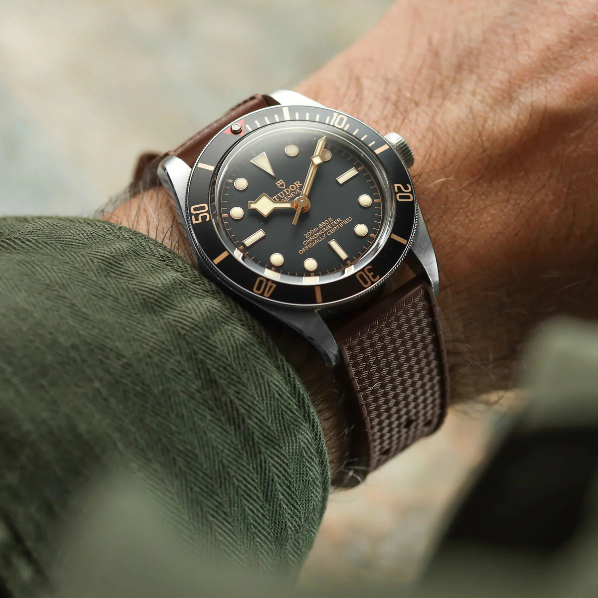 Coffee Rubber CTS-3 Strap