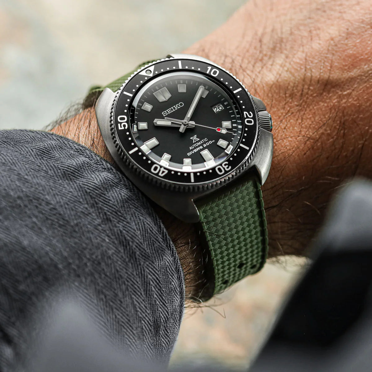 Hunter Green Rubber CTS-3 Strap