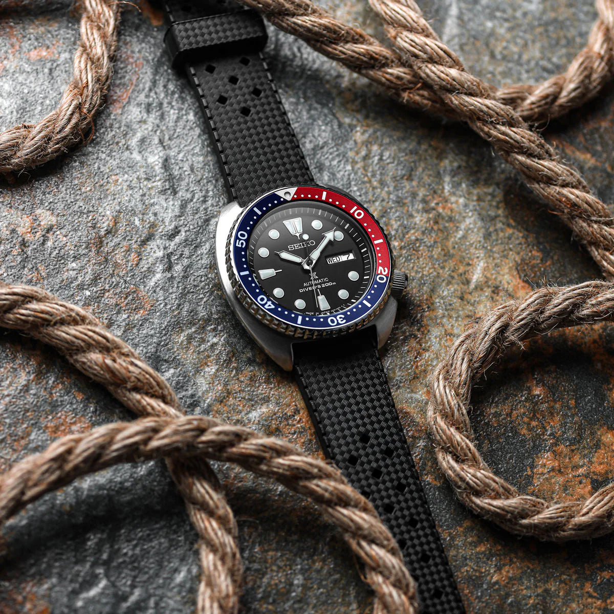 Pitch Black Rubber CTS-3 Strap