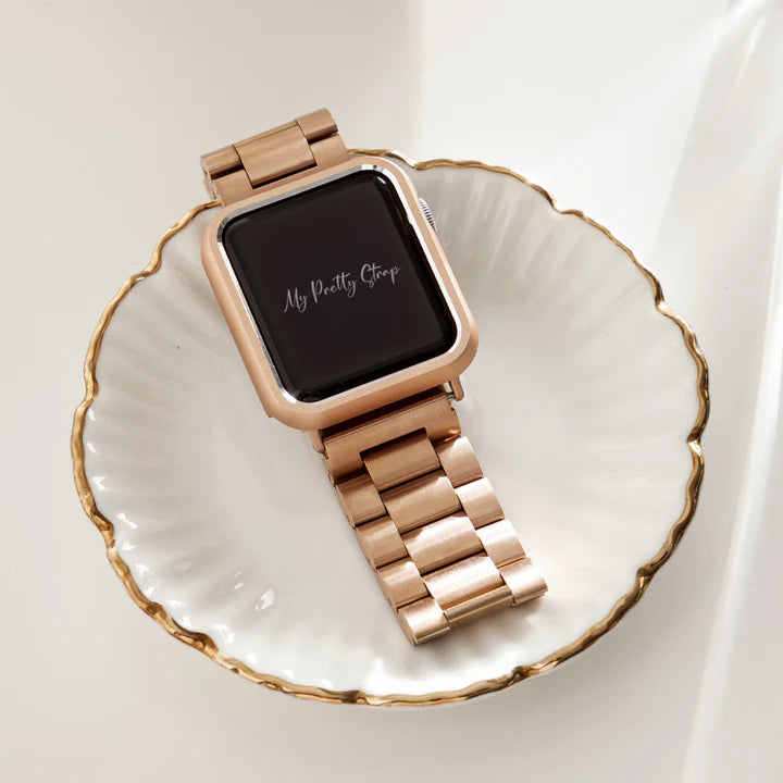 Sleek Chain-Link Bracelet Apple Watch Strap