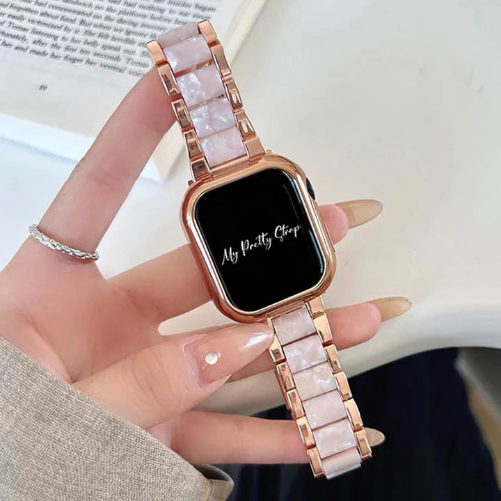 Luxurious Resin Agate Bracelet Apple Watch Strap