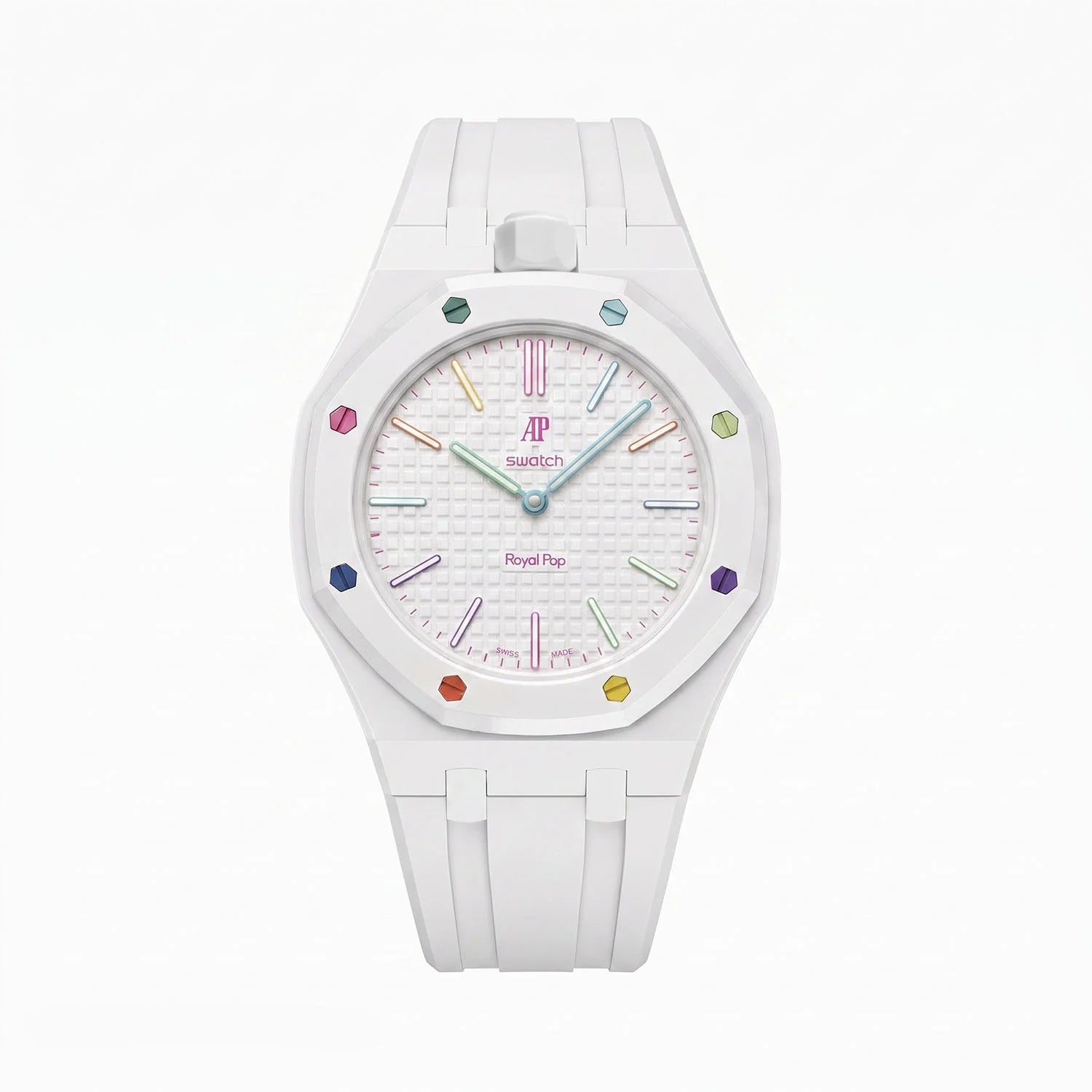 【APxSwatch】White Royal Pop Strap