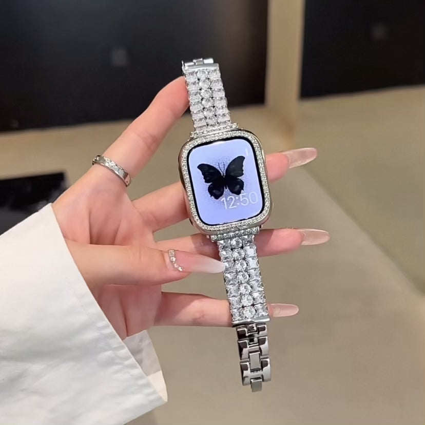 Starry Sky Bracelet-Style Diamond Apple Watch Strap