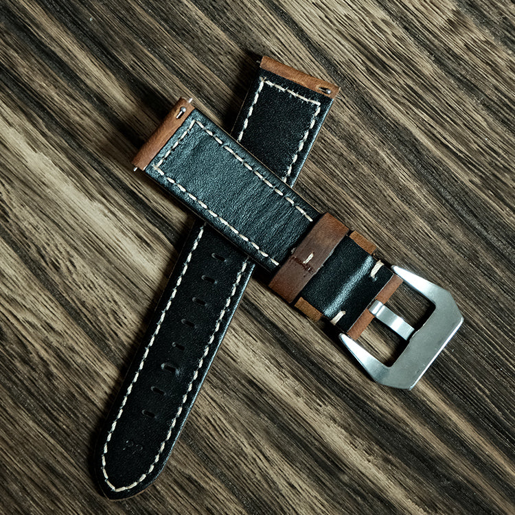 Brown Suede Italian Calf Leather Watch bands