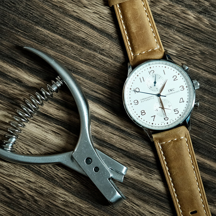 Deep Khaki Suede Italian Calf Leather Watch bands