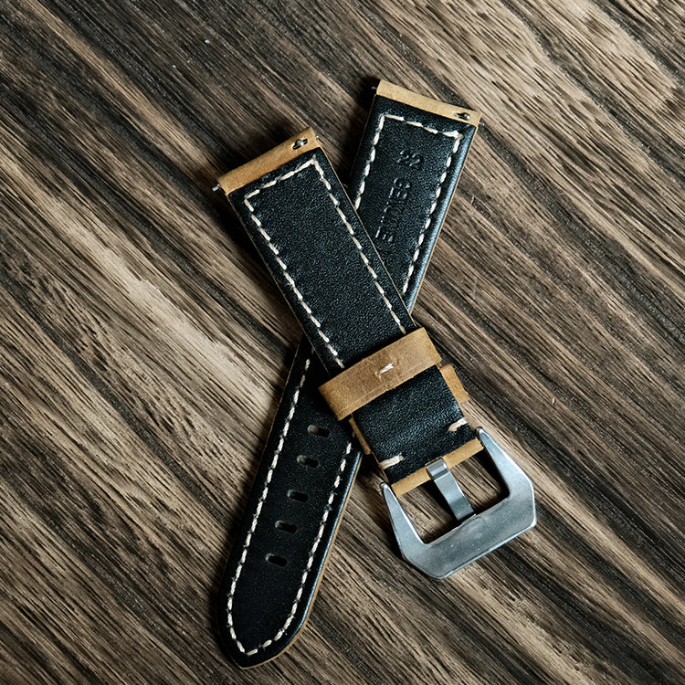 (NEW IN)  Deep Khaki Suede Italian Calf Leather Watch bands