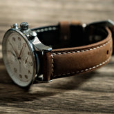 Brown Suede Italian Calf Leather Watch bands