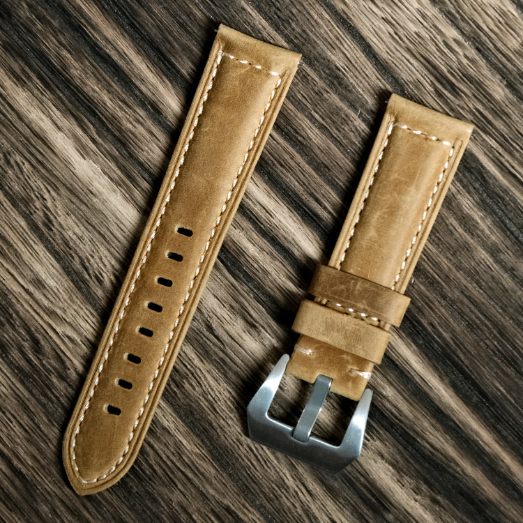 Deep Khaki Suede Italian Calf Leather Watch bands