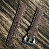 (NEW IN) Deep Brown Suede Italian Calf Leather Watch bands