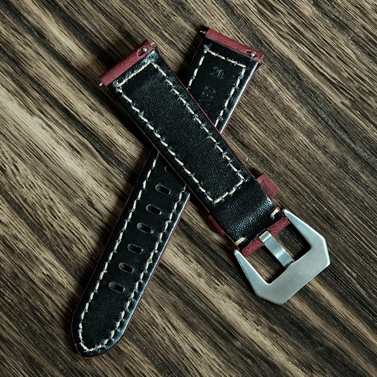 (NEW IN) Maroon Suede Italian Calf Leather Watch bands