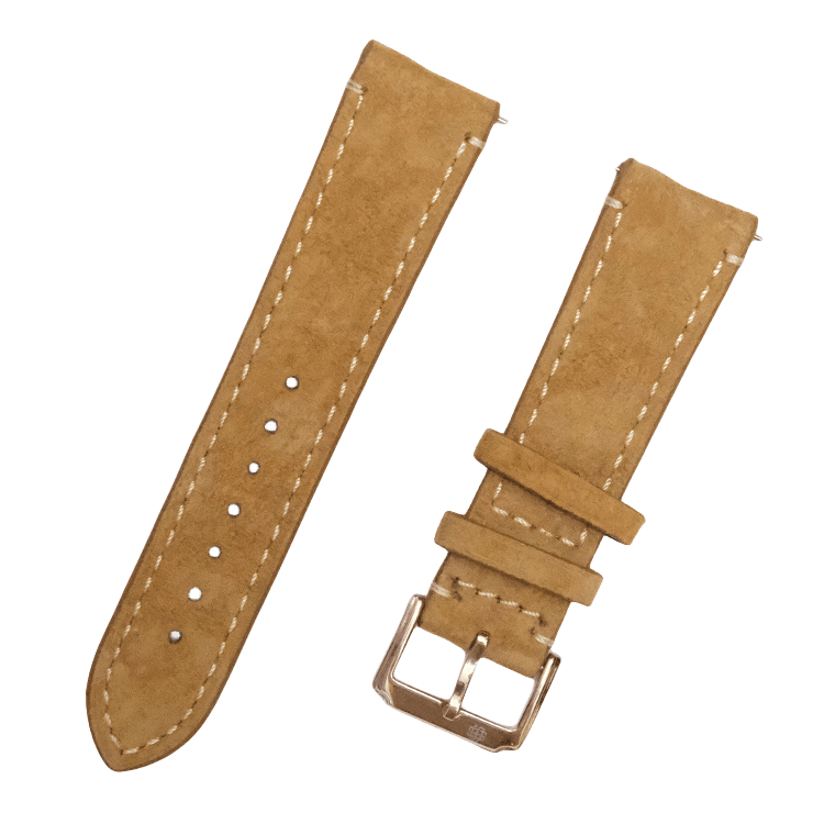 (NEW IN Suede Wool Collection) Tan watch bands