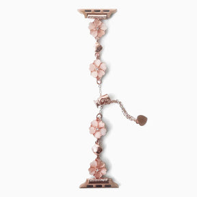 Pink Five-Leaf Clover Bracelet Apple Strap