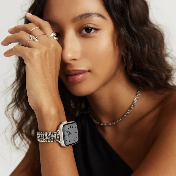 Silver Bullet Link Bracelet Apple Watch Strap