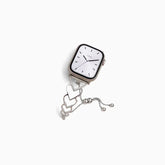 Silver Heart-Shaped Bracelet Apple Watch Strap