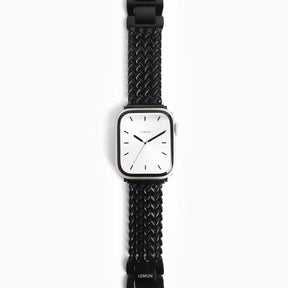 Black Stainless Steel Mesh Apple Watch Strap