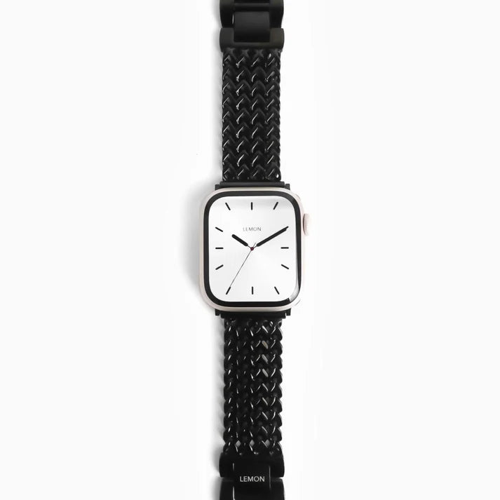 Black Stainless Steel Mesh Apple Watch Strap