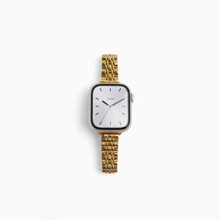 18K Gold Five-Bead Bracelet Apple Watch Strap