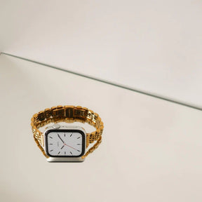18K Gold Five-Bead Bracelet Apple Watch Strap