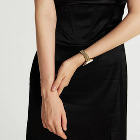 18K Gold Five-Bead Bracelet Apple Watch Strap