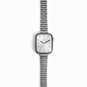 Silver Five-Bead Bracelet Apple Watch Strap