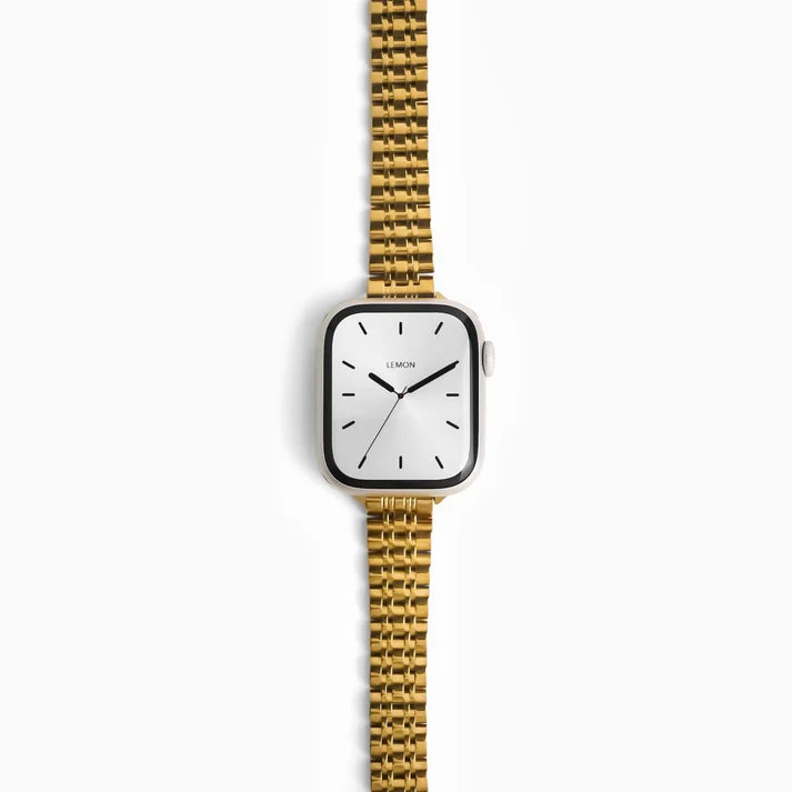 18K Gold Five-Bead Bracelet Apple Watch Strap