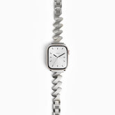 Silver Lightning Metal Apple Watch Bracelet