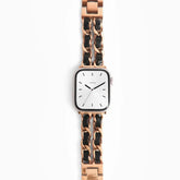 Rose Gold Chanel-Inspired Bracelet Apple Watch Strap