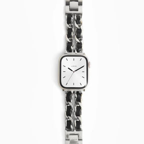 Silver Chanel-Inspired Bracelet Apple Watch Strap