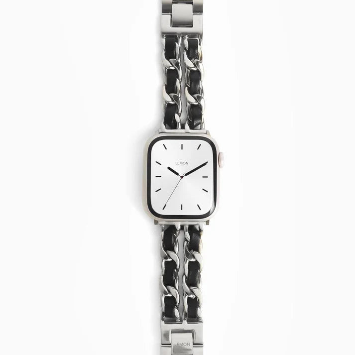 Silver Chanel-Inspired Bracelet Apple Watch Strap