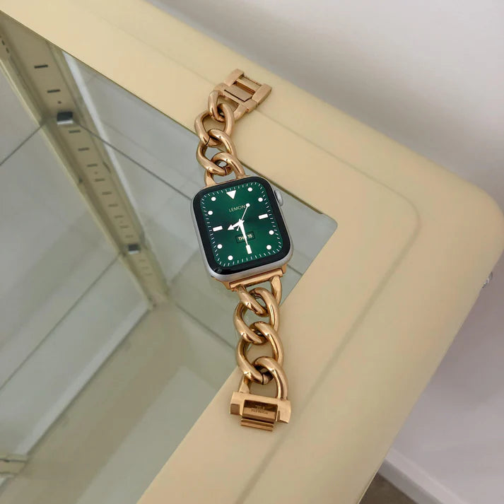 Gold Link Bracelet Apple Watch Strap