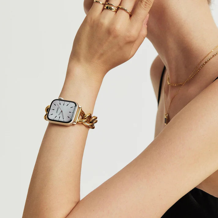 Gold Link Bracelet Apple Watch Strap