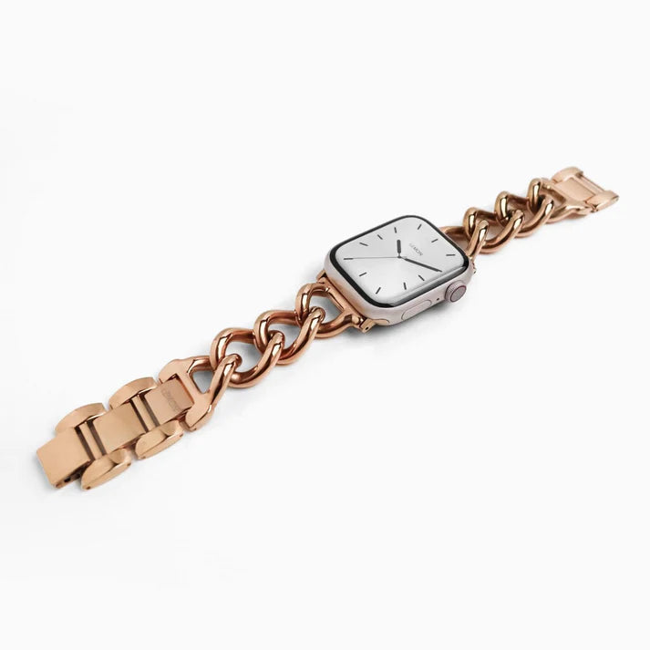 Rose Gold Link Bracelet Apple Watch Strap