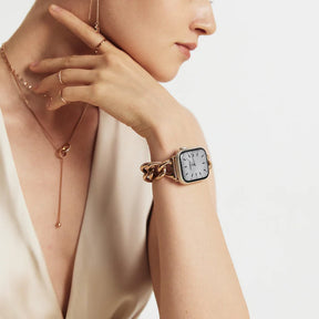 Rose Gold Link Bracelet Apple Watch Strap
