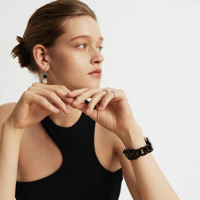 Black Link Bracelet Apple Watch Strap
