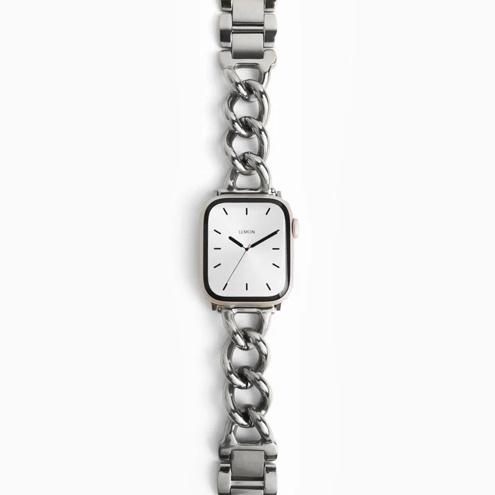 Silver Link Bracelet Apple Watch Strap
