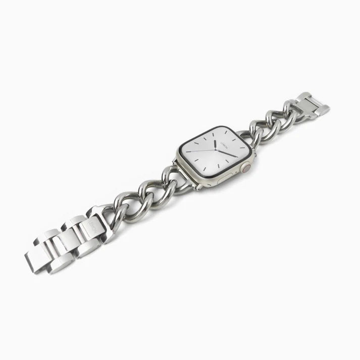 Silver Link Bracelet Apple Watch Strap