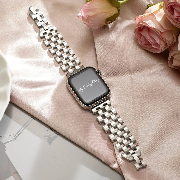 Luxury Geometric Cutout Bracelet Apple Watch Strap